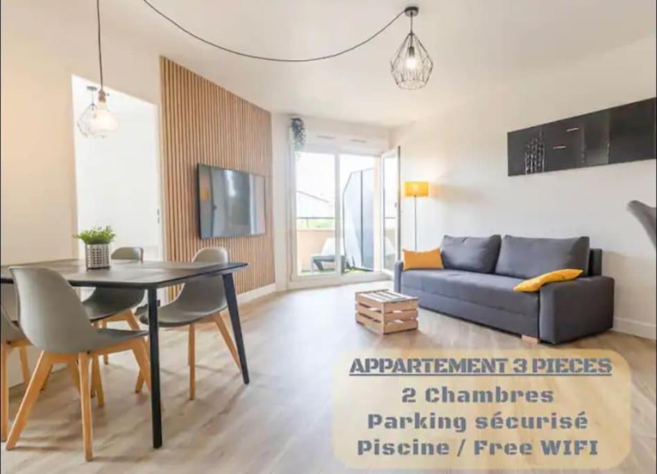 Apartmán *T3*Toulouse Purpan+Parking+Piscine Exteriér fotografie